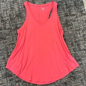 Women’s Old Navy coral racerback tank size medium